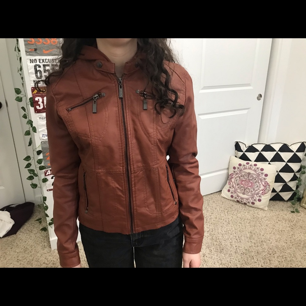 Leather jacket